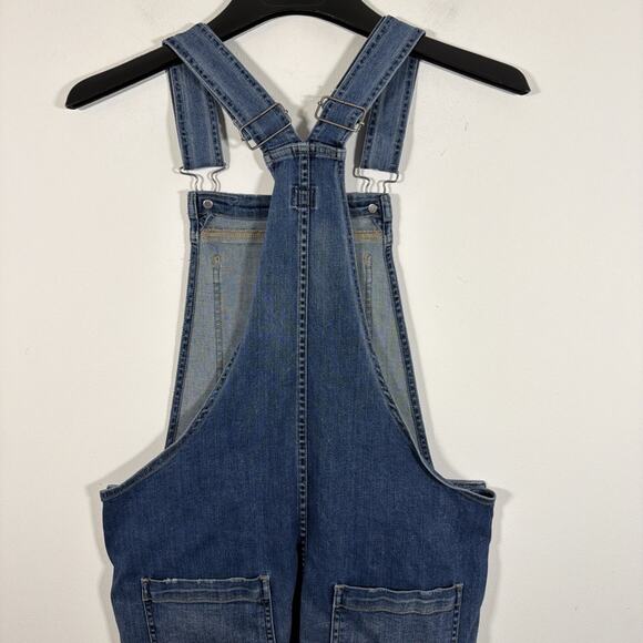Citizens of Humanity Anthropologie Denim Jean Bib Overalls Small Distressed - Picture 6 of 13
